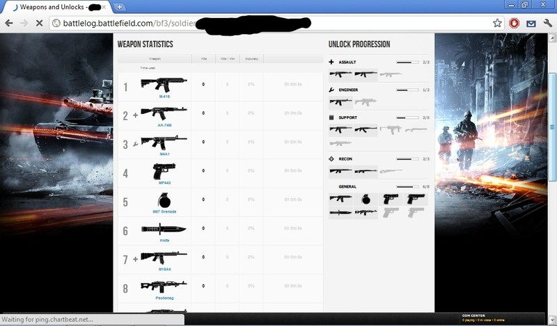 Check Out These Battlefield 3 Battlelog Alpha Trial Screens