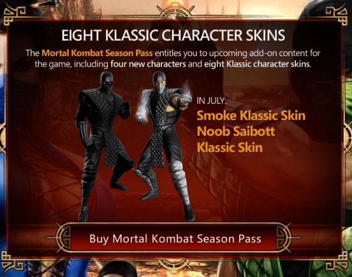 Mortal Kombat Klassic Noob And Smoke DLC Trailer
