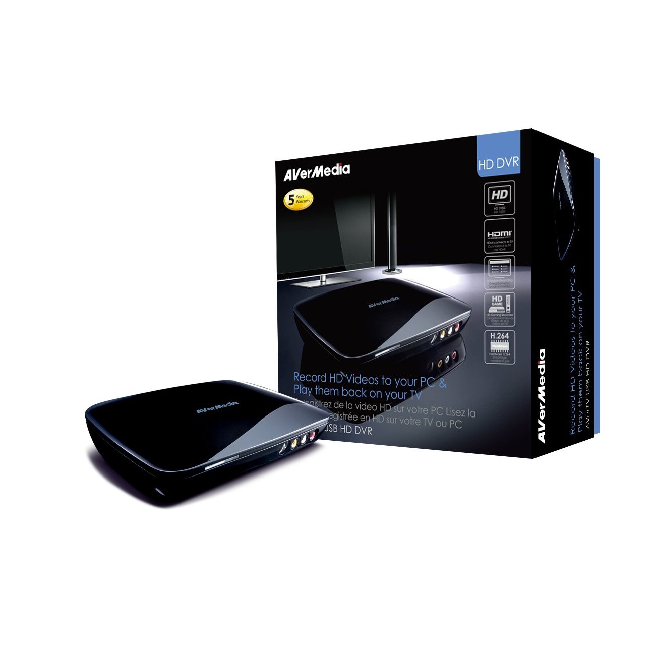 Record HD Game Videos w/Notebook (New: AverTV USB HD-DVR)