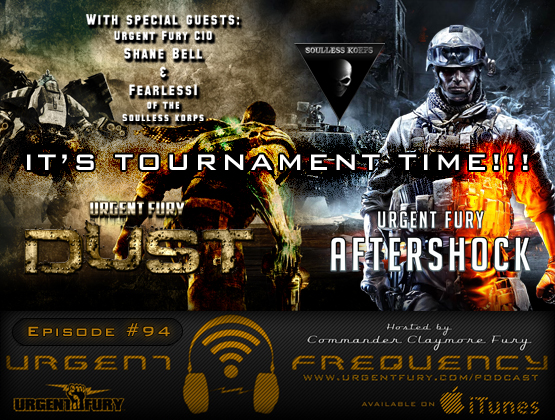 Urgent Frequency Ep. 94 – It's Tournament Time with Special Guests FEARLESS1 and Shane